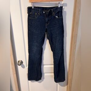 Levi Strauss & Co 527 dark wash denim W29 L30